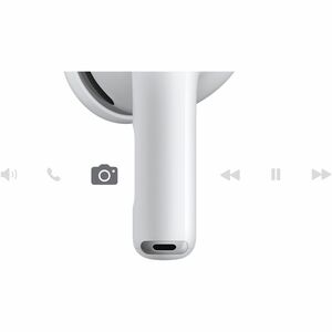 Apple AirPods Pro 3 真无线 耳塞 立体声 耳机 - 白 - Siri - 双声道 - 入耳式 - 蓝牙 - 降噪 麦克风 - 降噪