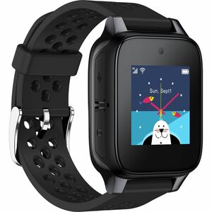 TCL MOVETIME MT46X Smartwatch - Kinder - Schwarz, Grau Body Color - Wireless LAN - 4G - Kamera, Push-Benachrichtigung, SMS