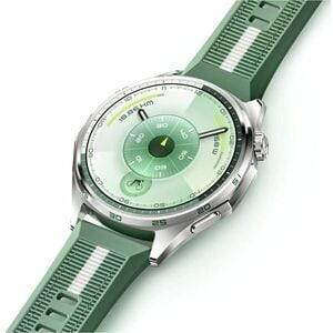 Huawei WATCH GT 6 Smart Watch - Round Case Shape - 46 mm Case Height - 46 mm Case Width - Purple Body Color - Green Band C