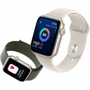 Apple Watch SE 3 Smart Watch - 40 mm Case Height - 34 mm Case Width - Starlight Case Color - Starlight Band Color - Alumin