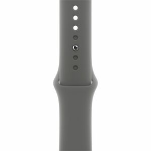 Apple Watch Series 11 Smart Watch - Natural Case Color - Stone Grey Band Color - Titanium Case Material - Rubber Band Mate