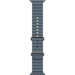 Apple Watch Ultra 3 GPS + Cellular 49mm Natural Titanium Case with Anchor Blue Ocean Band. Display technology: OLED, Displ
