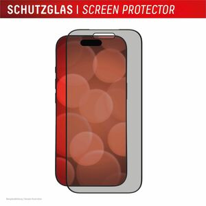 Displex Privacy Glass 10H Gehärtetes Glas Bildschirmschutz für Apple iPhone 17, iPhone 17 Pro - für OLED iPhone 17, iPhone