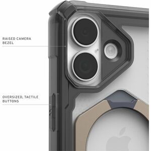 Urban Armor Gear Plasma XTE Case for Apple iPhone 17 Smartphone - Ash, Titanium - Crack Resistant, Drop Resistant, Impact 