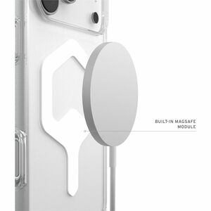 Urban Armor Gear Plyo Case for Apple iPhone 17 Pro Max Smartphone - Ice/White - Drop Resistant, Impact Resistant, Scratch 