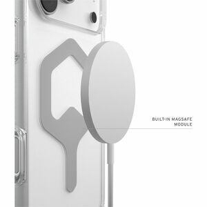 Urban Armor Gear Plyo Case for Apple iPhone 17 Pro Max Smartphone - Ice/Silver - Drop Resistant, Impact Resistant, Scratch