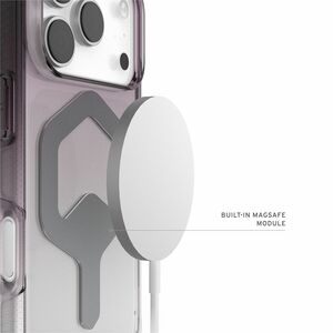 Urban Armor Gear Plyo Case for Apple iPhone 17 Pro Smartphone - Black, Clear Ombré - Drop Resistant, Impact Resistant, Scr