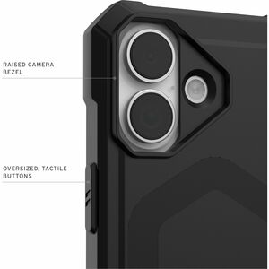 Urban Armor Gear Essential Armor Rugged Case for Apple iPhone 17 Smartphone - Hex - Black - Drop Resistant, Impact Resista
