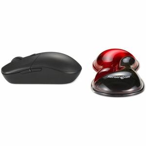 Kensington Slim Duo Gel Wrist Rest - 22 mm x 192 mm x 72 mm Dimension - Black, Red - Gel - Mouse - Retail - 1 Box