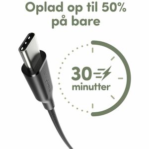 PanzerGlass empower 2 m USB-C Data Transfer Cable - Cable for iPhone, MacBook - First End: 1 × USB 2.0 Type C - Male - Sec