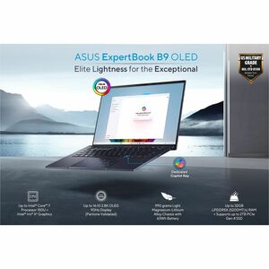 Asus ExpertBook B9 OLED B9403 B9403CVAR-PP1962XW 35.6 cm (14") Notebook - WQXGA+ - Intel Core 7 - 32 GB - 1000 GB SSD - St