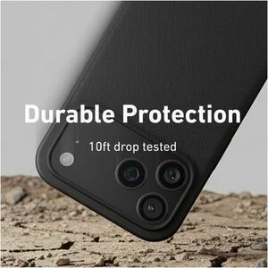 PEEL RePeel Case for iPhone 17 Pro- Sustainable Apple Peel Leather, MagSafe Compatible, 10 ft Drop Protection, Black - Sus