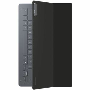 Housse/Clavier Samsung Book Cover - Porte-livres Style Samsung Tablette - Noir - Microfibre Matériau intérieur - 326,9 mm 