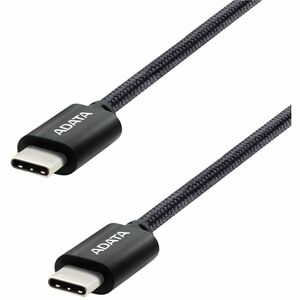 Adata CACC-200PN-BK 2m USB-C Cable de transferencia de datos - Cable for Portátil, iPhone, Smartphone, Tableta, consola de
