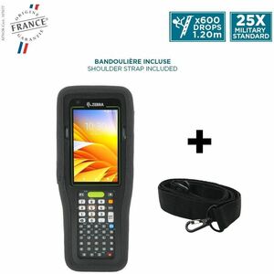 Sacoche de transport MOBILIS Activ + Pack Zebra Terminal Portable - Noir - Résistant aux chocs, Résistant aux chocs, Absor