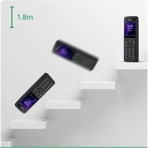 AX86R Ruggedized WiFi Phone. 2.4in 240x320 TFT color screen. IP67-rated waterproof and dust-proof drop-proof up to 1.8 met