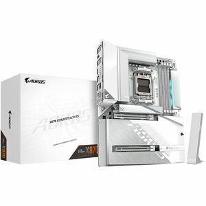 Aorus STEALTH X870 A STEALTH ICE Gaming Desktop Motherboard - AMD X870 Chipset - Socket AM5 - ATX - Ryzen 5, Ryzen 7 Proce