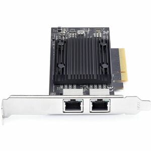 StarTech.com 10Gigabit Ethernet Card - 10GBase-T - Plug-in Card - Black - TAA Compliant - PCI Express 2.0 x8 - Low Profile