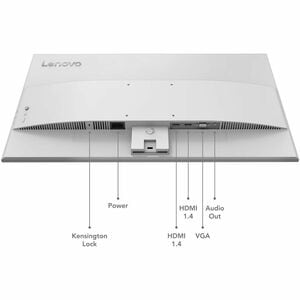 Lenovo L27-4C 27" Class Full HD LED Monitor - 16:9 - Cloud Gray - 68.6 cm (27") Viewable - In-plane Switching (IPS) Techno