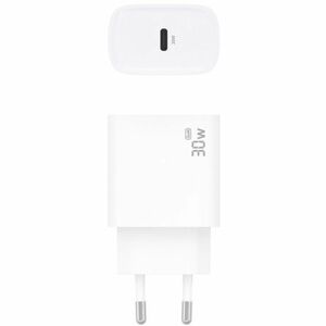 CARGADOR GAN 30W USB-C PD3.0 BLANCO