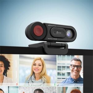 j5create JVU250 Webcam - 2 Megapixel - 30 fps - Black - USB Type A/USB Type C - 1 Each - Full HD - 1920 x 1080 Video - CMO