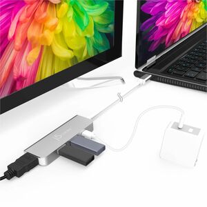 j5create JCD371 USB Type C Docking Station for Mouse, Monitor, Notebook, Projector, Flash Drive - Charging Capability - Sp
