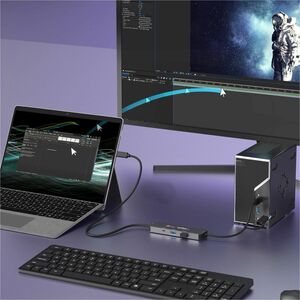 j5create Wormhole Switch JCH462 USB Hub - USB Type A, USB Type C - 640 MB/s - Notebook, Keyboard, Mouse, Desktop, Tablet, 