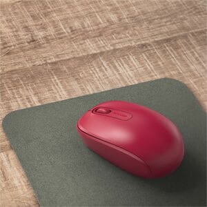 Incase Designed by Microsoft 1850 Mouse - Flame Red - Wireless - Scroll Wheel - Symmetrical - 1 x AA Battery Supported