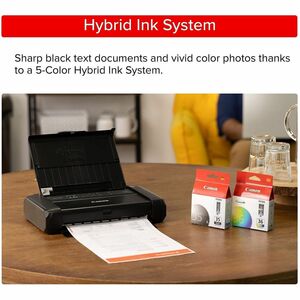 Canon PIXMA TR160 Portable Wired/Wireless Inkjet Printer - Colour - 4800 x 1200 dpi Print - 50 Sheets Input - Wireless LAN