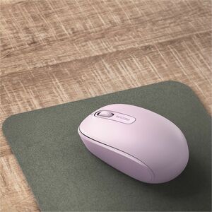 Incase Designed by Microsoft 1850 Mouse - Light Orchid - Wireless - Scroll Wheel - Symmetrical - 1 x AA Battery Supported