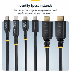 StarTech.com 50 cm HDMI A/V Cable - 1 - Cable for Audio/Video Device, Monitor, TV, Workstation, MacBook Pro, MacBook - Fir