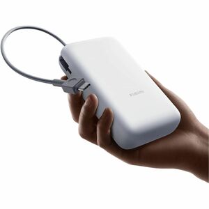 Xiaomi PB2020MI Power Bank - Light Grey - Lithium Ion (Li-Ion) - 20000 mAh - 22.50 W - 3 A, 2.23 A, 2.25 A, 1.67 A - 5 V D