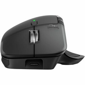 Logitech MX Master 4 Maus - Bluetooth/Radio-Frequenz - USB-Typ C, USB Typ-A - Darkfield - 8 Taste(n) - Graphit - Kabellos 