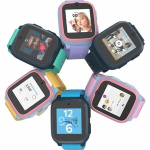 myFirst Fone S3+ Smart Watch - Square - Children - Temperature Sensor, Heart Rate Monitor - Camera, Text Messaging, Music 