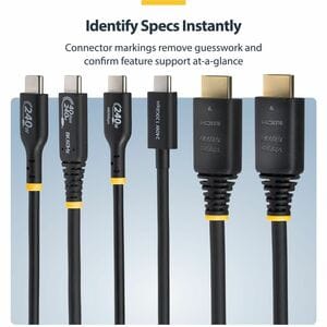 StarTech.com 50 cm HDMI A/V Cable - 1 - Cable for Audio/Video Device, Monitor, TV, Workstation, MacBook Pro, MacBook - Fir