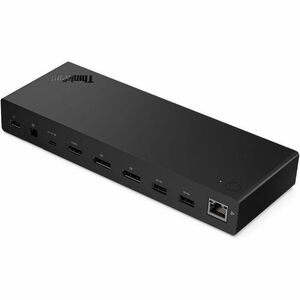 Lenovo ThinkPad USB4 Docking Station für Notebook, Monitor - Ladefunktion - Schwarz - 4 Unterstützte Displays - 4K @ 60Hz,
