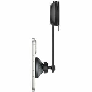Belkin BoostCharge Smartphone, Car, iPhone SmartPhone Holder - Landscape - Aluminium Alloy - Black - Magnetic, Wireless Ch