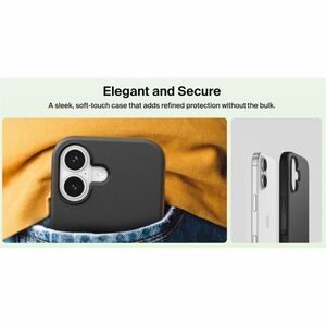 Belkin SheerForce Hülle für Apple iPhone 17 Smartphone - Schwarz - Sturzsicher, Schlagfest, Stoßfest, Kratzfest, Stoßsiche