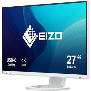 EIZO FlexScan EV2740S-WT 27" Class 4K UHD LED Monitor - 16:9 - White - 68.6 cm (27") Viewable - In-plane Switching (IPS) T