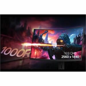 LG UltraGear 32G600A-B 32" (81.3 cm) Class WQHD Curved Screen Gaming LCD Monitor - 16:9 - 31.5" (80 cm) Viewable - Vertica