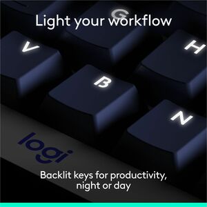 Logitech Alto Keys K98M Wireless Mechanical Keyboard, Customizable Keyboard with Vibration Absorbing Gasket, Backlit Keys,