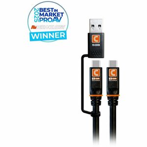 Comprehensive Pro AV/IT Integrator Series Transformer USB-C to USB-C or USB-A Cable 6ft - 6 ft USB-C/USB-A AV/Data Transfe