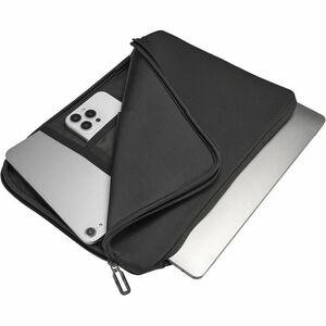 Tucano Doppio Carrying Case (Sleeve) for 30.5 cm (12") to 33 cm (13") Apple MacBook Pro - Black - Anti-slip Flap - Plastic