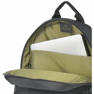 Tucano Baldo Carrying Case (Backpack) for 39.6 cm (15.6") to 40.6 cm (16") Apple Notebook - Black - Plastic, Fabric Body -