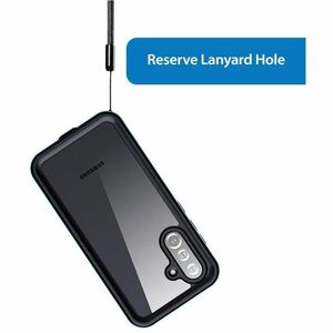 Strike Waterproof Case for Samsung Galaxy A36 (Black) - For Samsung Galaxy A36 Smartphone - Black, Clear - Water Proof, Dr