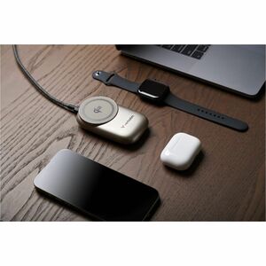 Verbatim Induction Charger - For Smartphone, Smartwatch, Earbud, AirPod - 3 A - 9 V DC Output - Input connectors: USB - Ma
