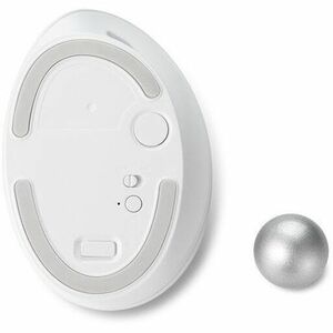 Kensington Pro Fit™ Ergo TB550 Trackball - Optical - Wireless - Bluetooth/Radio Frequency - 2.40 GHz - Rechargeable - Whit