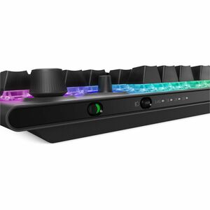 Alienware AW920K 游戏键盘 - 有线/无线 连接 - C型 USB 接口 - RGB LED - 英文（美国） - 月之暗面深邃黑 - Cherry MX红轴 按键开关 - Bluetooth/RF - 5.1 - 2.40 G