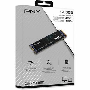 PNY Solid State-Laufwerk - M.2 2280 Intern - 500 GB - PCI Express NVMe (PCI Express NVMe 4.0 x4) - Notebook, Desktop-PC Un