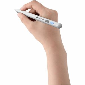 DEQSTER Pencil c1 Stylus - 1 - Ersetzbare Stylus-Spitze - Polyoxymethylen (POM), Aluminium - Weiß - iPad Unterstütztes Gerät
